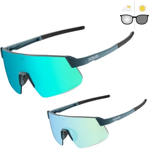 Photochromic Sports Sunglasses Altalist Hayate - Blue with blue lenses