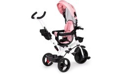 Tricycle tricycle stroller swivel seat 360* Pink ECOTOYS