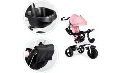 Tricycle tricycle stroller swivel seat 360* Pink ECOTOYS