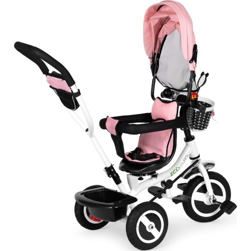 Tricycle rotating canopy durable rubber wheels ECOTOYS