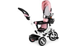 Трёхколёсный велосипед с поворотным козырьком и резиновыми колёсами ECOTOYS