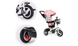Tricycle rotating canopy durable rubber wheels ECOTOYS
