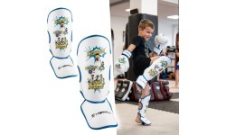 Children’s Shin Guards inSPORTline Shinzox - White
