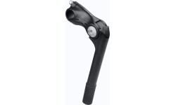 FORCE S6 Bicycle Stem 1" 25.4 / 90mm, adjustable (aluminium, black)