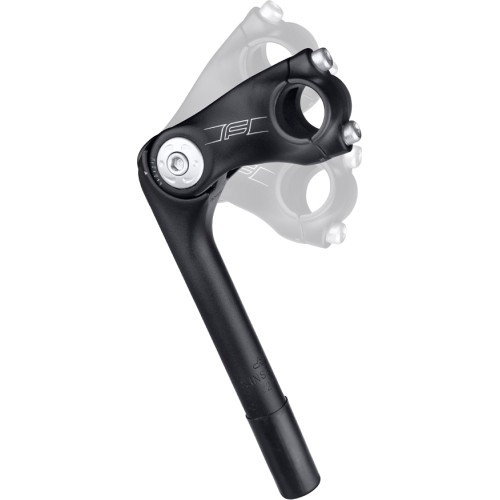 Velosipēda stūres iznesums FORCE S6 1" 25,4 / 90mm, regulējams (alumīnija, melns)