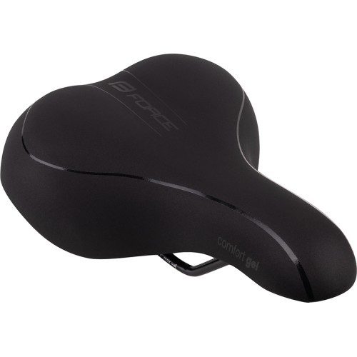 Sēdeklis FORCE COMFORT GEL LADIES tourist 245 x 180 mm (melns)