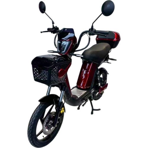 Elektriskais motorollers W-TEC E-Greta II 12Ah 18" - Sarkans