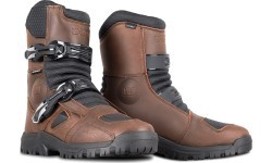 Motociklista zābaki W-TEC Lougamax CE - Brūna