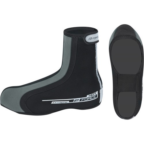 FORCE Hot Extreme shoe covers (black) 44-46 XL