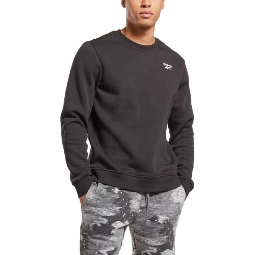 Reebok Ri Left Chest Logo Crew Men's Sweatshirt Black 100051166