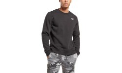 Reebok Ri Left Chest Logo Crew vīriešu džemperis melns 100051166