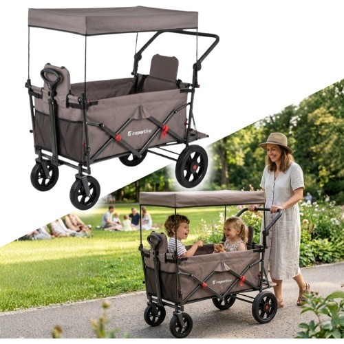 Folding Transport Wagon inSPORTline StrollKidz suitable for carrying children