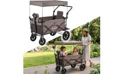 Folding Transport Wagon inSPORTline StrollKidz suitable for carrying children