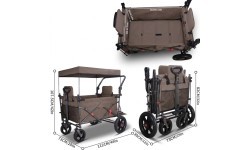 Folding Transport Wagon inSPORTline StrollKidz suitable for carrying children