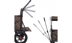 Складная транспортировочная тележка inSPORTline StrollKidz для перевозки детей