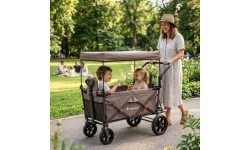 Folding Transport Wagon inSPORTline StrollKidz suitable for carrying children