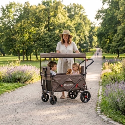 Folding Transport Wagon inSPORTline StrollKidz suitable for carrying children