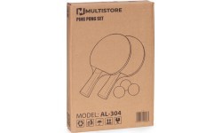 Table tennis set 2 ping-pong paddles 3 balls