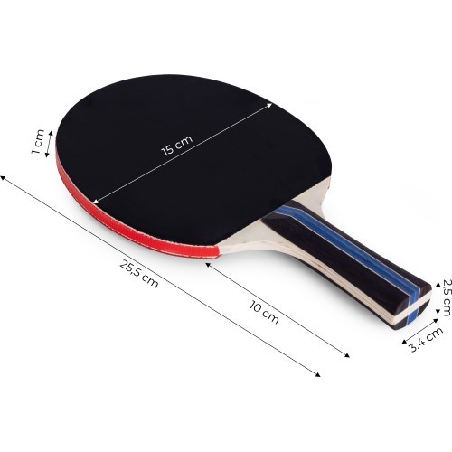 Table tennis set 2 ping-pong paddles 3 balls