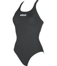 Слитный женский купальник Arena W Solid Swimpro LB, чёрный - 55