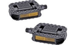 Büchel pedals 9/16" plastic, black