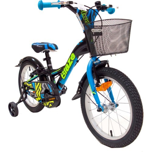 4KIDS Blaze 16" dydis 10" (25.5 cm) (aliuminis, juodos)