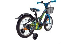 4KIDS Blaze 16" dydis 10" (25.5 cm) (aliuminis, juodos)