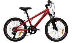 CROSS Speedster Boy 20" velosipēds, 6 ātrumi, izmērs 10" (26 cm), sarkans