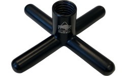Biljarda balsta galva Buffalo X, melna