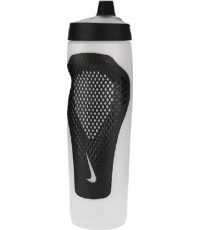 Nike NK Refuel Bottle Grip 24Oz ūdens pudele, melna/balta N1010867