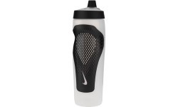 Бутылка для воды Nike NK Refuel Bottle Grip 24Oz чёрно-белая N1010867