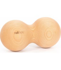 rollholz двойной шар, бук, 10 см