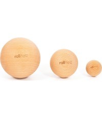 Masāžas bumbu komplekts rollholz, dižskabardis