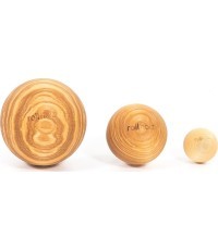 rollholz Kugel Set Esche