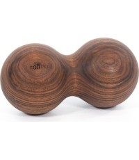 Двойной массажный мяч rollholz, орех, 10 см