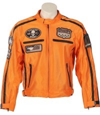 Vasaras motocikla jaka BOS 6488, oranža - Oranža