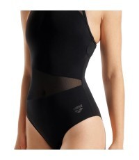 W Mesh Angle Vent Back B Black 36 - 500