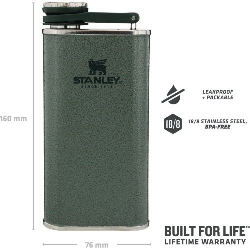 Krūze Stanley Classic, 0,23 l, zaļa