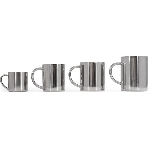 Krūze BasicNature Stainless Steel Thermo Deluxe Espresso, 0,1 l