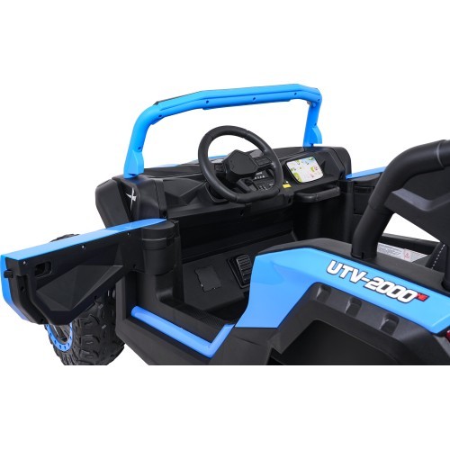 Elektriskais kvadricikls Buggy ATV Racing 4x4, zils