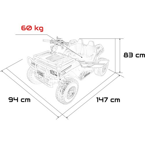 Багги PROSPECTOR 4x4 STRONG, белый