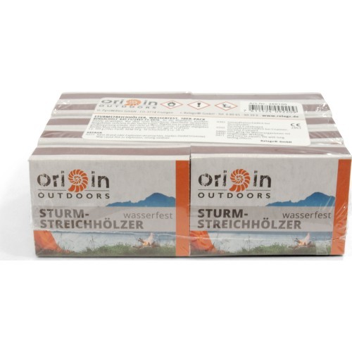 Windproof Matches Origin Outdoors, 10 Boxes