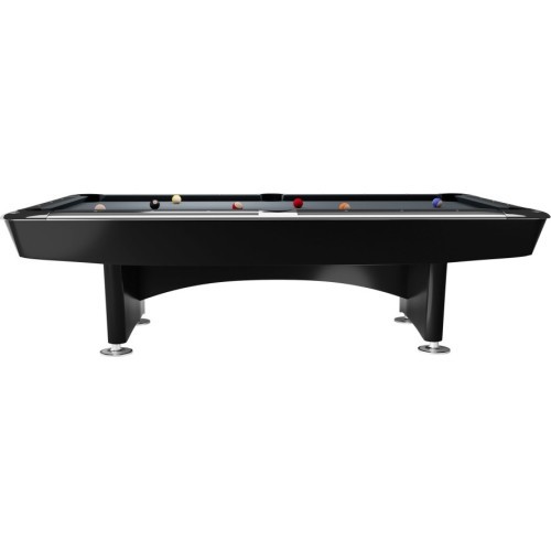 Biljarda galds Dynamic II, spīdīgi melns, Pool, 9 pēdas, Simonis 860 tournament blue