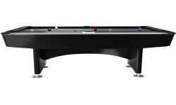 Billiard Table Dynamic II, shining black, Pool, 9 ft, Simonis 860 tournament blue