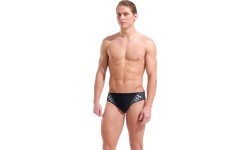 M Steplogo Swim Briefs Black-Asphalt 100 - 550