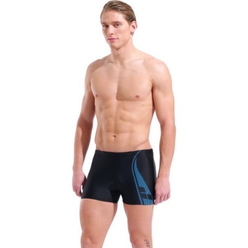 M Graphic Swim Short Black-Turquoise 100 - 508