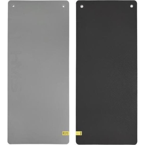 Fitnesa paklājs HMS Premium MFK08, 140 x 60 cm, pelēki melns
