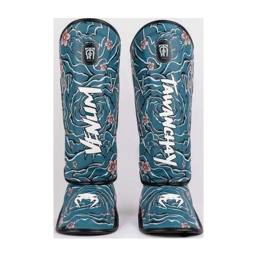 Venum x Tawanchay Shinguards Blue/White