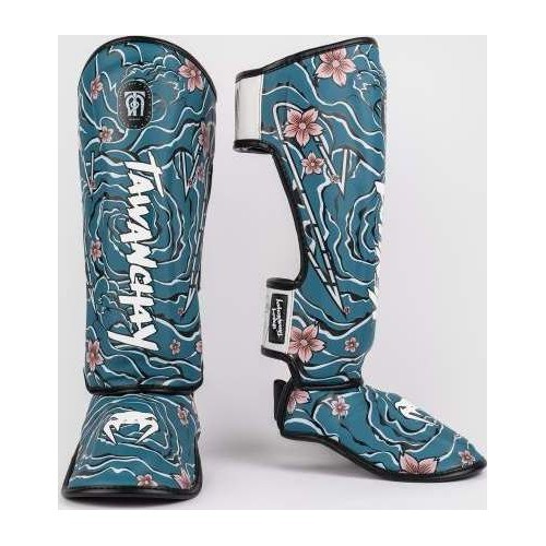 Venum x Tawanchay Shinguards Blue/White