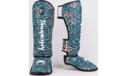 Venum x Tawanchay Shinguards Blue/White